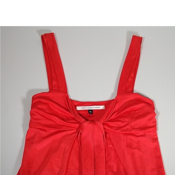 Diane Von Furstenberg Vibrant Orange Lear dress - Picture 9 of 14